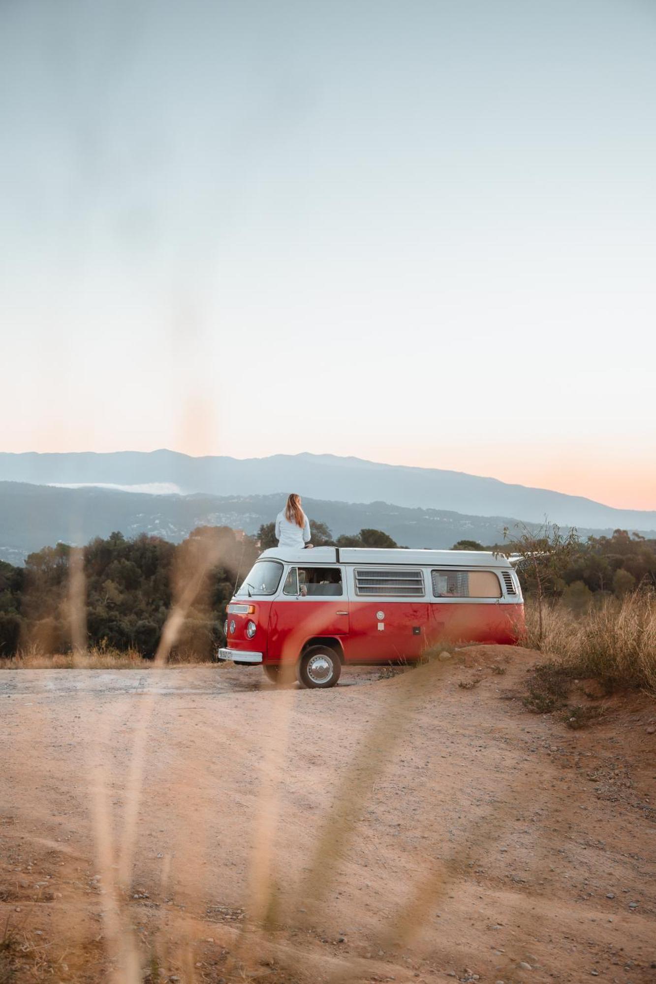 Retro Vw Kombi T2 Campervan 오스피탈레트 데 요브레가트 외부 사진