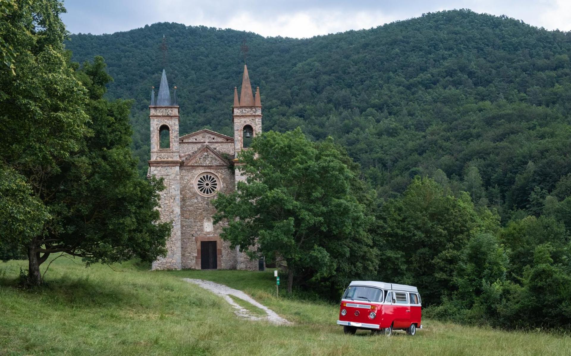 Retro Vw Kombi T2 Campervan 오스피탈레트 데 요브레가트 외부 사진